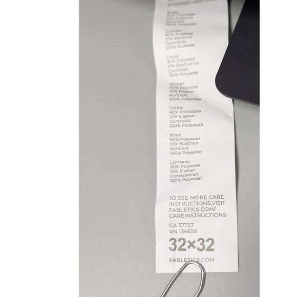 Fabletics The Only Pant Men 32x32 Navy Slim Fit Business Casual Golf Performance - Picture 7 of 16